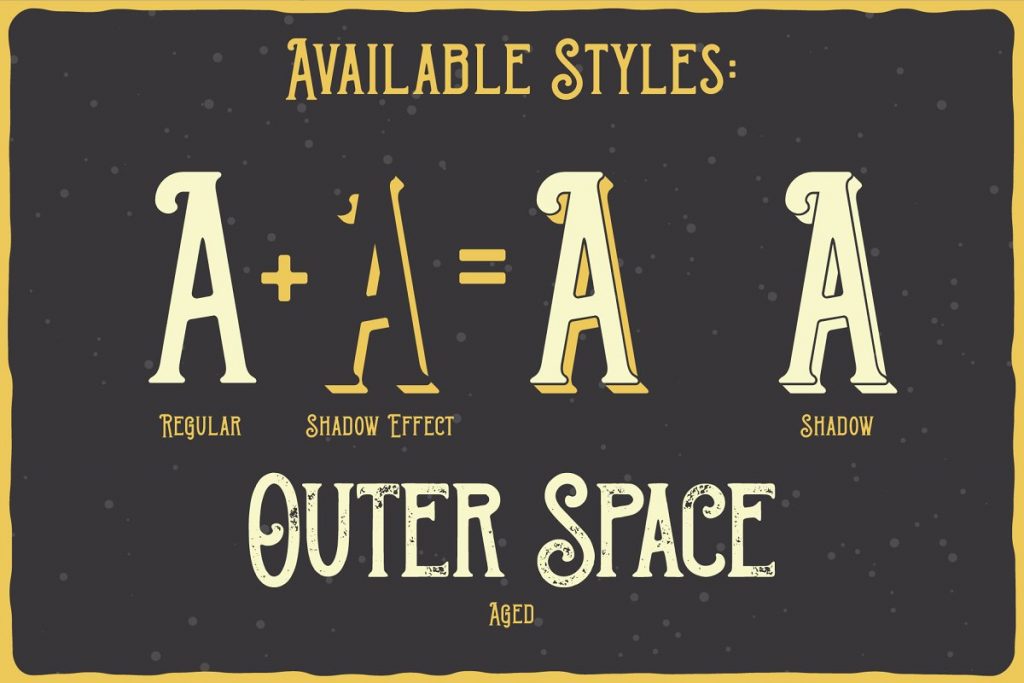 Outer Space Font Family Free Download 3 - Post