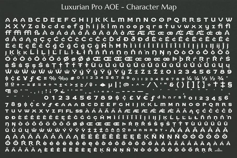 luxurianpro 05 glyphmap - Post