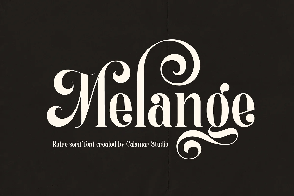 Melange Retro Serif Font
