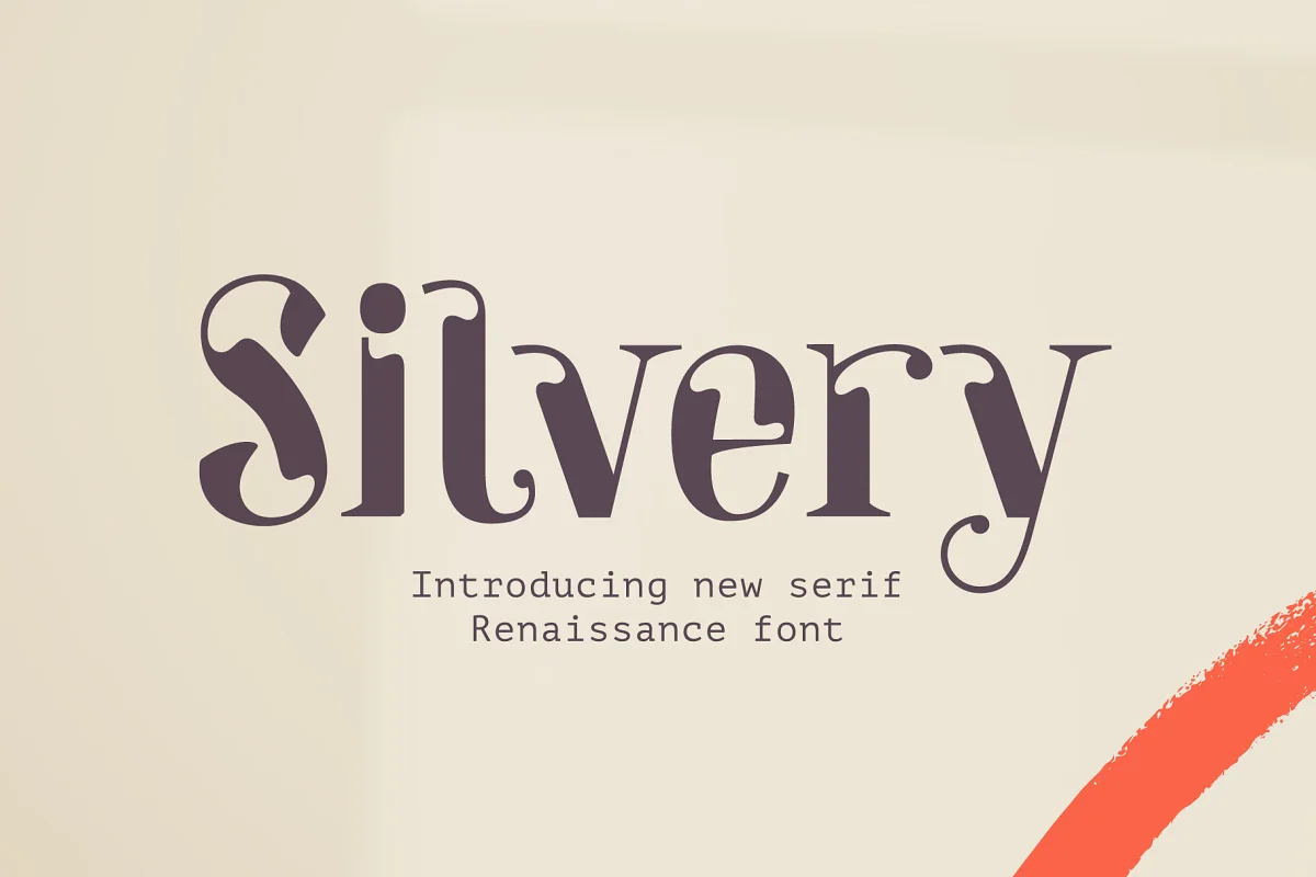 Silvery Renaissance Serif Font