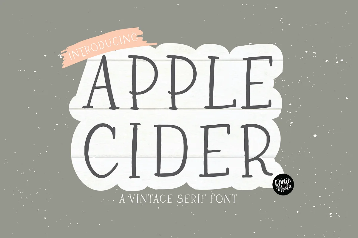 Apple Cider Vintage Serif Font