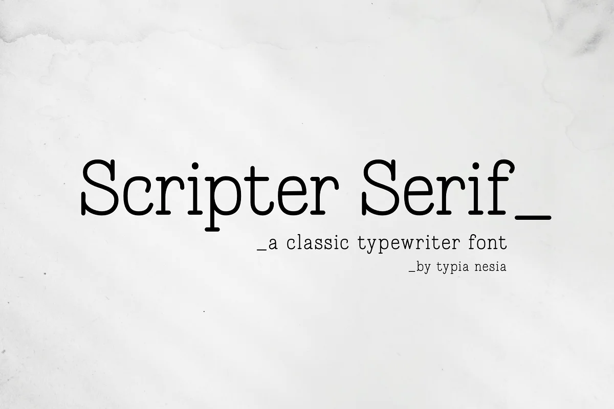 scripter-typewriter-font-family-free-download